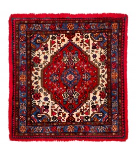 イランの手作りカーペット トゥイゼルカン 番号 185129 - 136 × 140