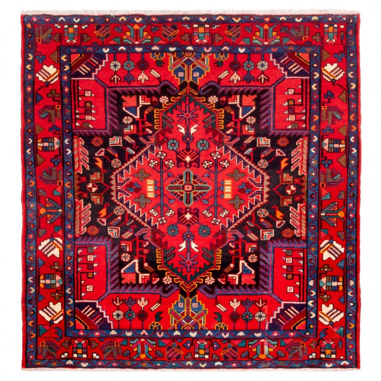イランの手作りカーペット トゥイゼルカン 番号 185135 - 149 × 137