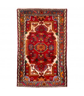 イランの手作りカーペット トゥイゼルカン 番号 185148 - 85 × 134