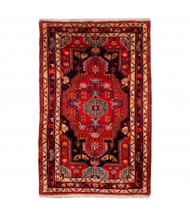 イランの手作りカーペット トゥイゼルカン 番号 185155 - 90 × 142
