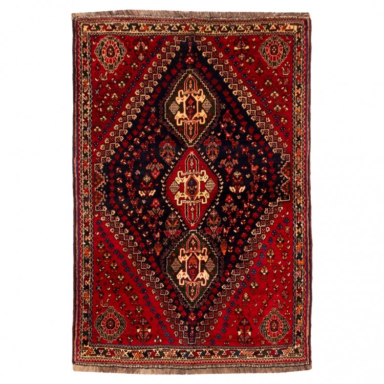 Персидский ковер ручной работы Qашqаи Код 185169 - 123 × 180