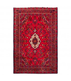 イランの手作りカーペット ハメダン 番号 185177 - 220 × 306