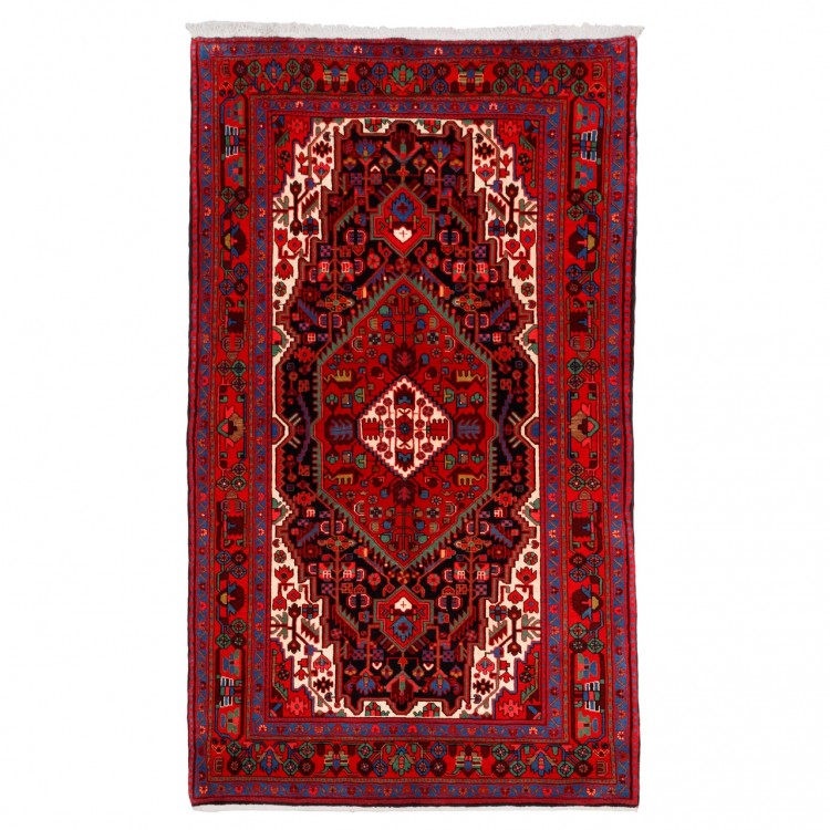 イランの手作りカーペット ナハヴァンド 番号 185043 - 150 × 250