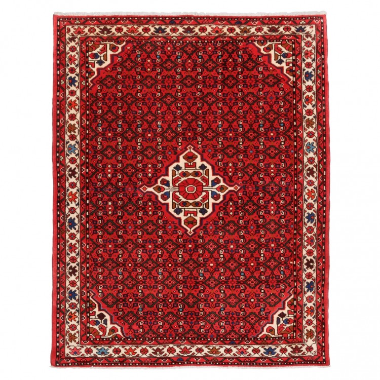 Персидский ковер ручной работы Хусейн Абад Код 185057 - 154 × 193