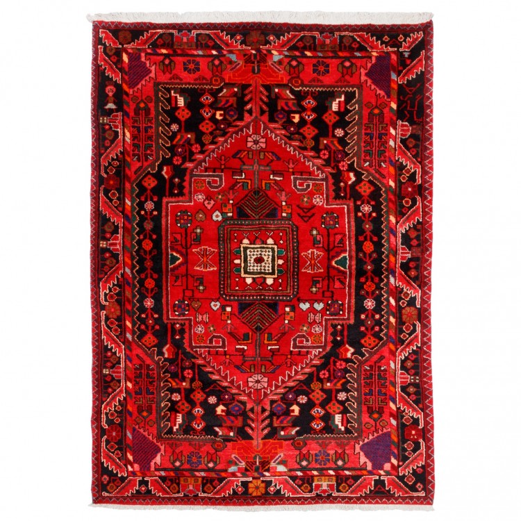 イランの手作りカーペット ナハヴァンド 番号 185064 - 135 × 190