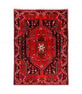 イランの手作りカーペット ナハヴァンド 番号 185065 - 137 × 190
