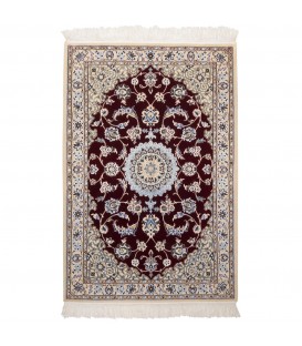イランの手作りカーペット ナイン 番号 163213 - 102 × 150