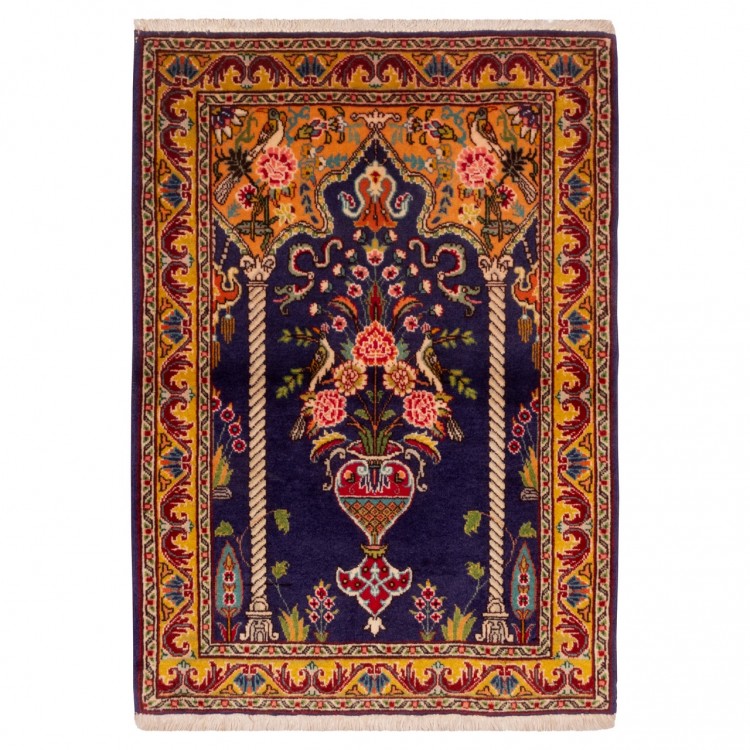 Персидский ковер ручной работы Тебриз Код 102397 - 58 × 87