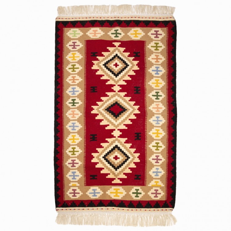 Персидский килим ручной работы Фарс Код 172058 - 92 × 148