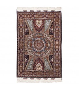 イランの手作りカーペット タブリーズ 番号 186006 - 104 × 153