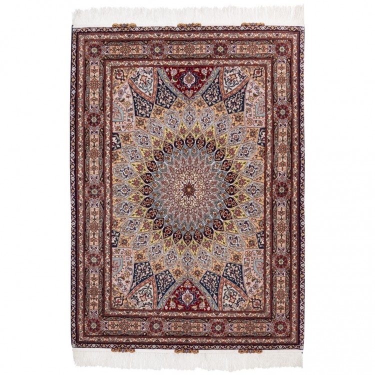 Персидский ковер ручной работы Тебриз Код 186030 - 151 × 203