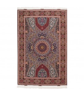 イランの手作りカーペット タブリーズ 番号 186036 - 203 × 300