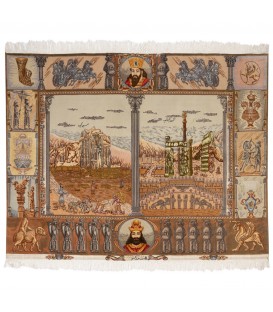 イランの手作りカーペット タブリーズ 番号 186041 - 198 × 151
