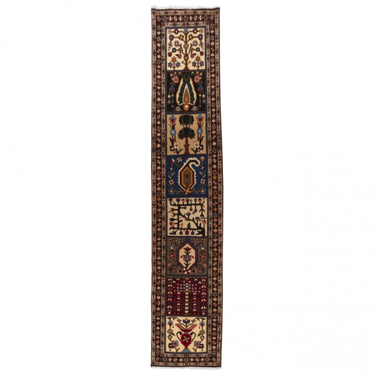 イランの手作りカーペット バクティアリ 番号 186047 - 85 × 410