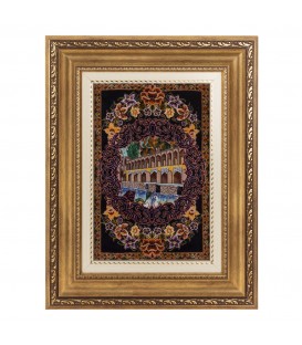 イランの手作り絵画絨毯 コム 番号 902207