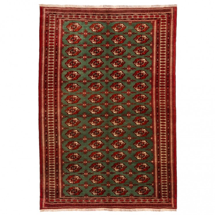فرش دستباف قدیمی هفت متری ترکمن کد 188019