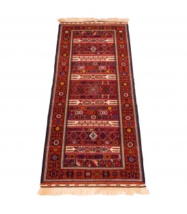 Персидский килим ручной работы Курдские Кучане Код 188030 - 86 × 198