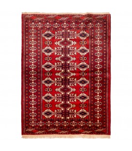イランの手作りカーペット トルクメン 番号 188040 - 95 × 130