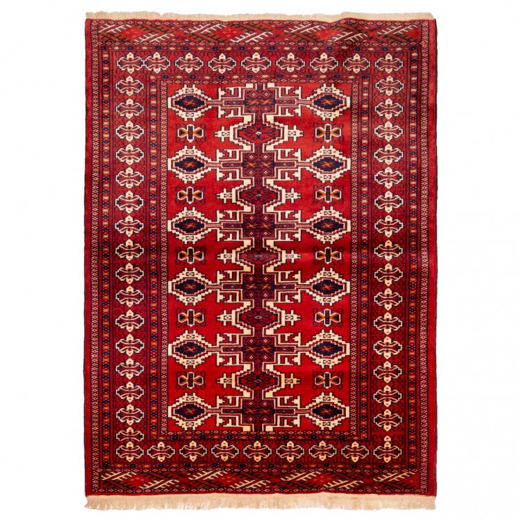 イランの手作りカーペット トルクメン 番号 188040 - 95 × 130