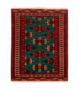 Tappeto persiano turkmeno annodato a mano codice 188047 - 97 × 124