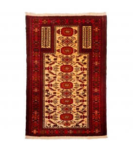 イランの手作りカーペット バルーチ 番号 188049 - 90 × 134