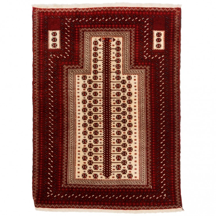Tappeto persiano Baluch annodato a mano codice 188059 - 100 × 135