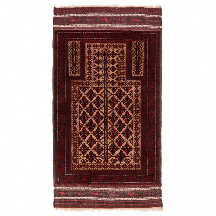 Tappeto persiano Baluch annodato a mano codice 188060 - 90 × 165