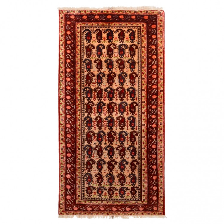 Персидский ковер ручной работы Балуч Код 188064 - 108 × 208