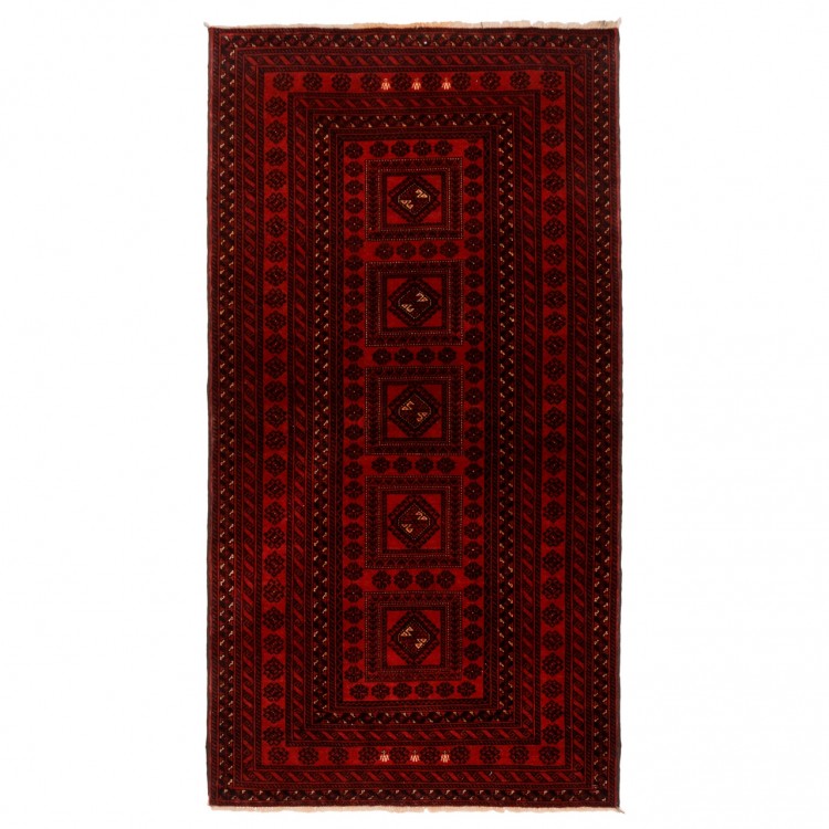 イランの手作りカーペット バルーチ 番号 188072 - 112 × 210