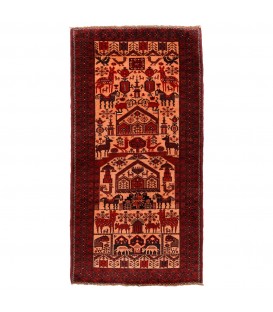 イランの手作りカーペット バルーチ 番号 188076 - 95 × 185