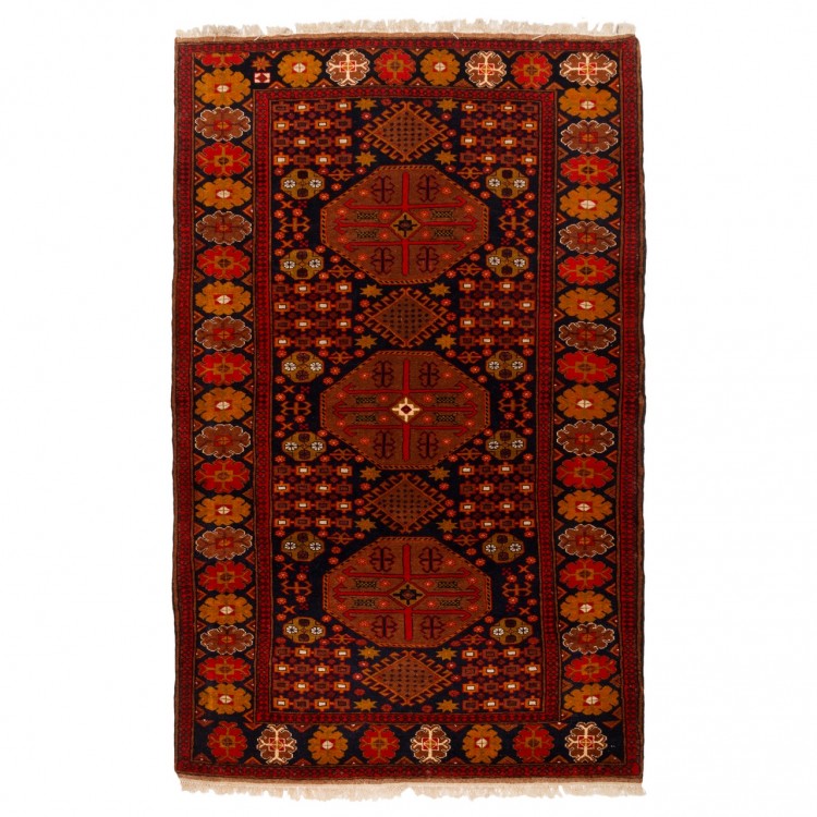 Tappeto persiano Baluch annodato a mano codice 188092 - 128 × 206