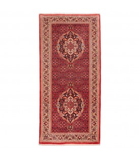 イランの手作りカーペット ビジャール 番号 187101 - 88 × 200
