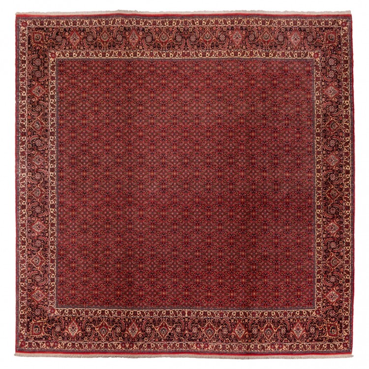 Персидский ковер ручной работы Биджар Код 187120 - 300 × 300