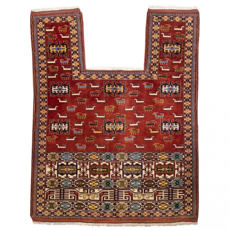 イランの手作りカーペット カーディ 番号 187175 - 128 × 155