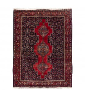 イランの手作りカーペット サナンダジ 番号 187186 - 143 × 189