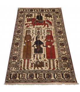イランの手作りカーペット ザブル 番号 187169 - 86 × 158