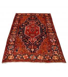 イランの手作りカーペット ザンジャン 番号 187216 - 130 × 195