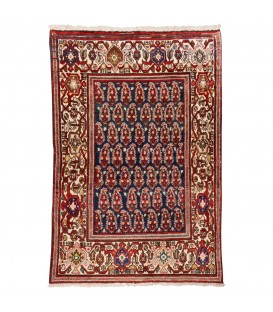 イランの手作りカーペット メウラバン 番号 187217 - 101 × 142