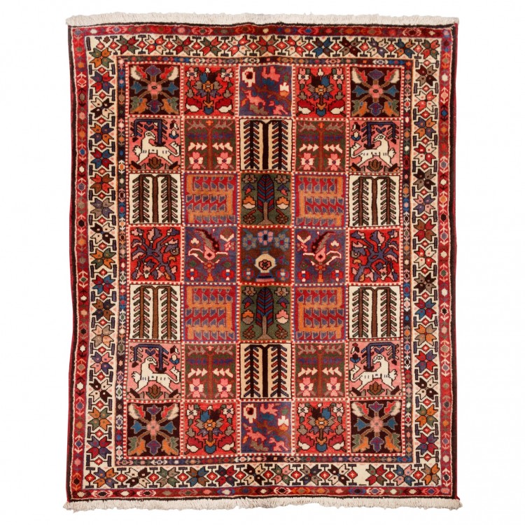Персидский ковер ручной работы Бакхтиари Код 187221 - 130 × 160