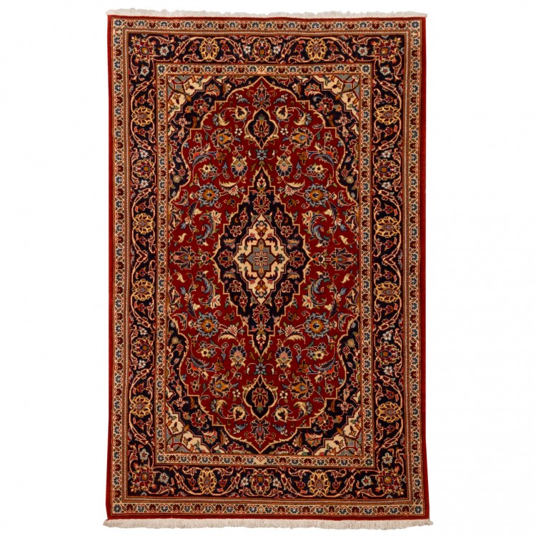 Персидский ковер ручной работы Кашан Код 187227 - 100 × 155