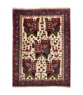 イランの手作りカーペット シルジャン 番号 187244 - 110 × 145