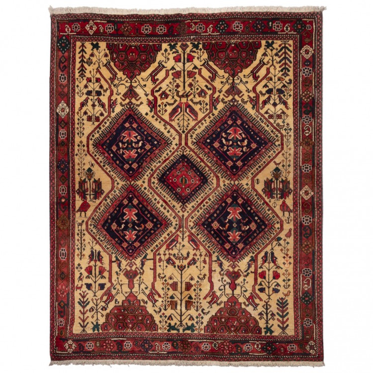 イランの手作りカーペット アフシャー 番号 187246 - 159 × 203
