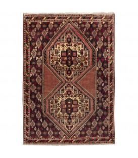 イランの手作りカーペット アフシャー 番号 187239 - 143 × 202