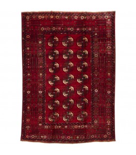 イランの手作りカーペット バルーチ 番号 187268 - 210 × 295