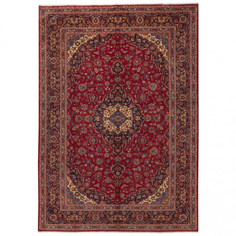 イランの手作りカーペット カシャン 番号 187293 - 273 × 386