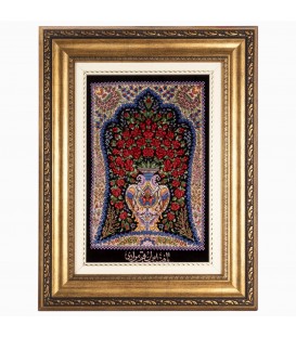 イランの手作り絵画絨毯 コム 番号 902209