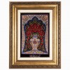 Tableau tapis persan Qom fait main Réf ID 902209