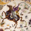Tableau tapis persan Qom fait main Réf ID 902210