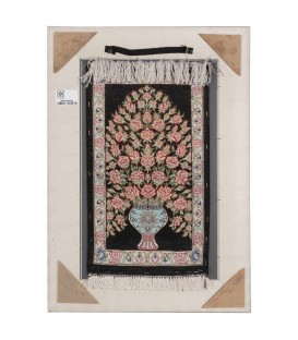 Tableau tapis persan Qom fait main Réf ID 902239