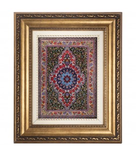 イランの手作り絵画絨毯 コム 番号 902243
